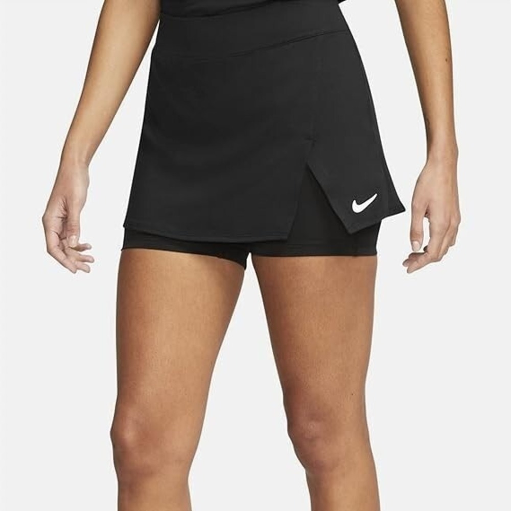 NEW Nike Womens Court‎ Victory Black Tennis Skirt Straight Skort DH9779 Size 2XL